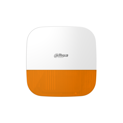 Dahua DHI-ARA13-W2(868) Sirena inalámbrica para exteriores AirShield con flash naranja