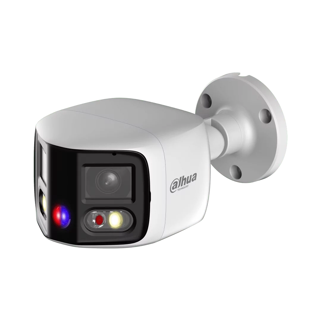 Dahua IPC-PFW3849SP - WizSense - Panorama 180° graden- Tioc - Dual-Lens - Bullet - 8Mp - Wit