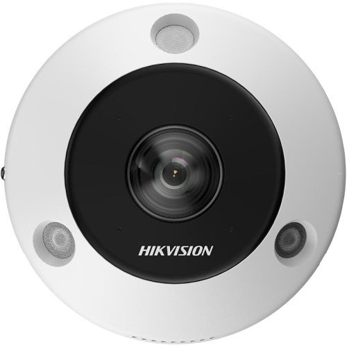 Hikvision - DS-2CD63C5G1-IVS - DeepinView  - Fisheye - 1.29MM Lens - 12MP - IP - Wit