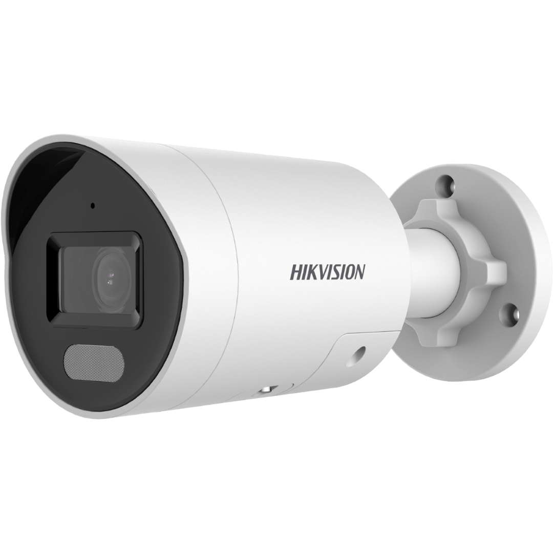 Hikvision DS-2CD2047G2-LU/SL(C), 4 Megapixel, ColorVu, Mini Bullet, 40m LED, Microfoon, Speaker en Strobe Light