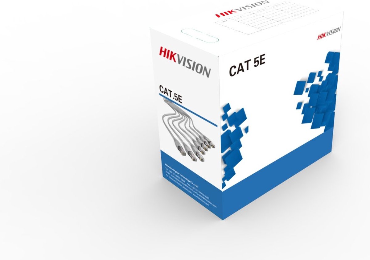 Hikvision DS-1LN5E-E/E UTP - CAT5E - Grijs - 305 Meter