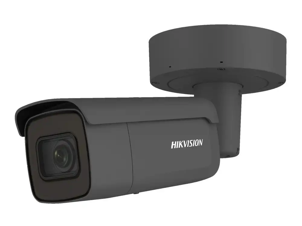 Hikvision - DS-2CD2646G2-IZS - AcuSense - Gemotoriseerd - Varifocaal (2.8-12mm) - Bullet - 4MP - IP - Zwart