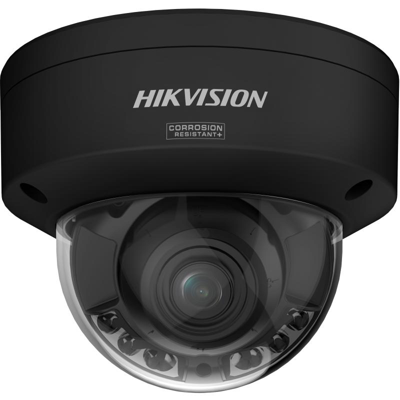 Hikvision - DS-2CD2767G3T-LIZSY - AcuSense - ColorVu Hybrid - Varifocal (2.8-12mm) - Dome - 6MP - IP - Zwart