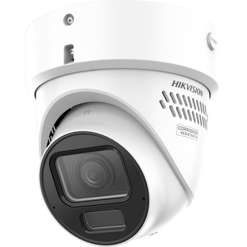 Hikvision - DS-2CD2H47G3-LIZS2UY/SL - ColorVu Hybrid - Varifocaal (2.8-12mm) - Turret - 4MP - IP - Wit