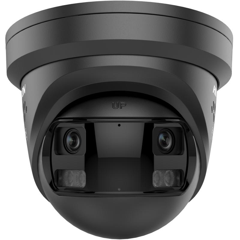 Hikvision - DS-2CD2387G3P-LIS2UY/SL - 8MP - 180° Panorama - ColorVu 3.0 - AcuSense 3.0 - Camera - Zwart
