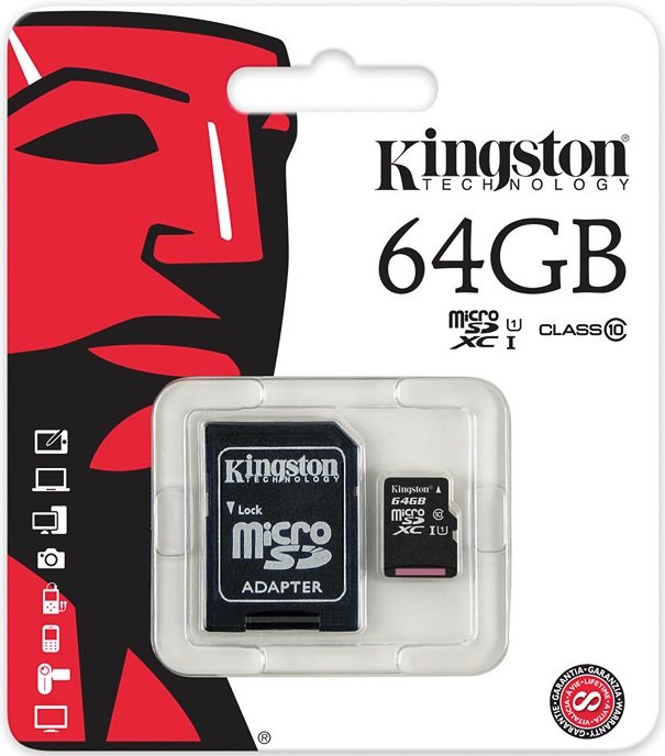 Kingston 64Gb Micro SD-kaart