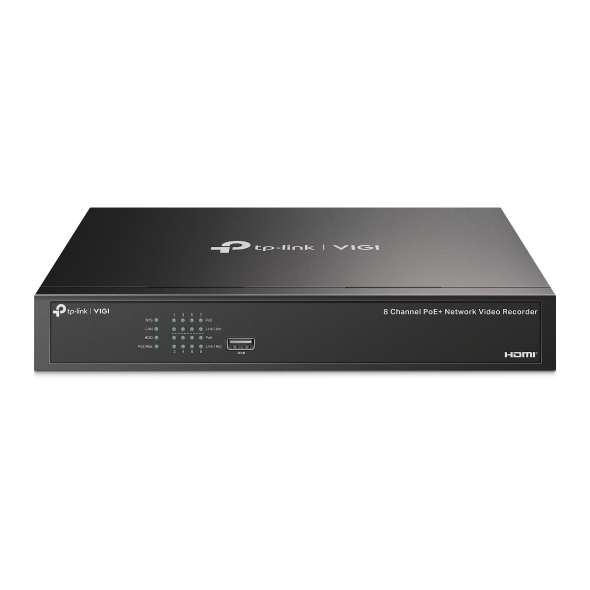 TP-Link by VIGI - NVR1008H-8P - 8 canais - PoE - IP - NVR